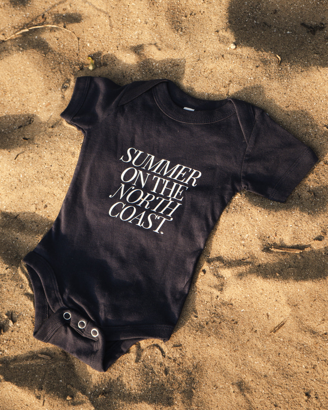 Infant Summer On The North Coast Onesie- Navy