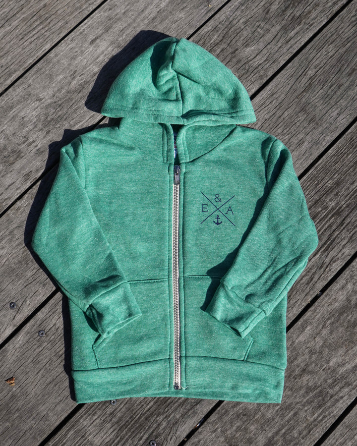 Toddler Crosswinds Zip Kelly Green