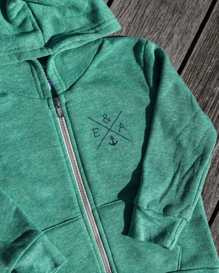 Toddler Crosswinds Zip Kelly Green