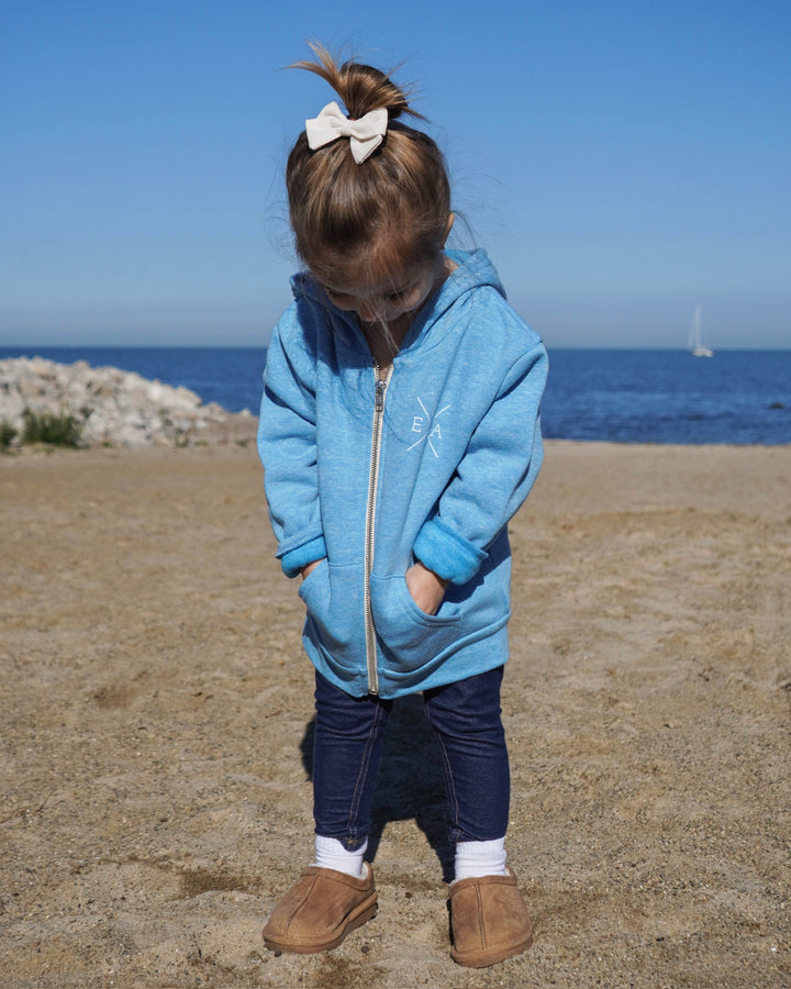 Toddler Crosswinds Zip- Navy