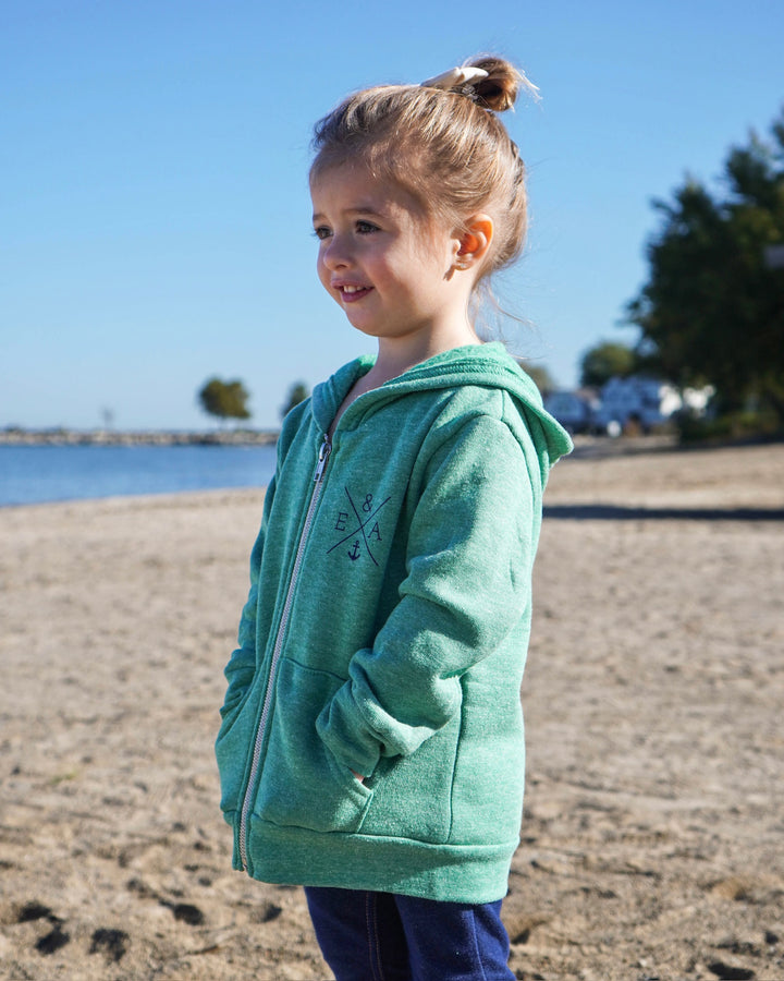 Toddler Crosswinds Zip Kelly Green