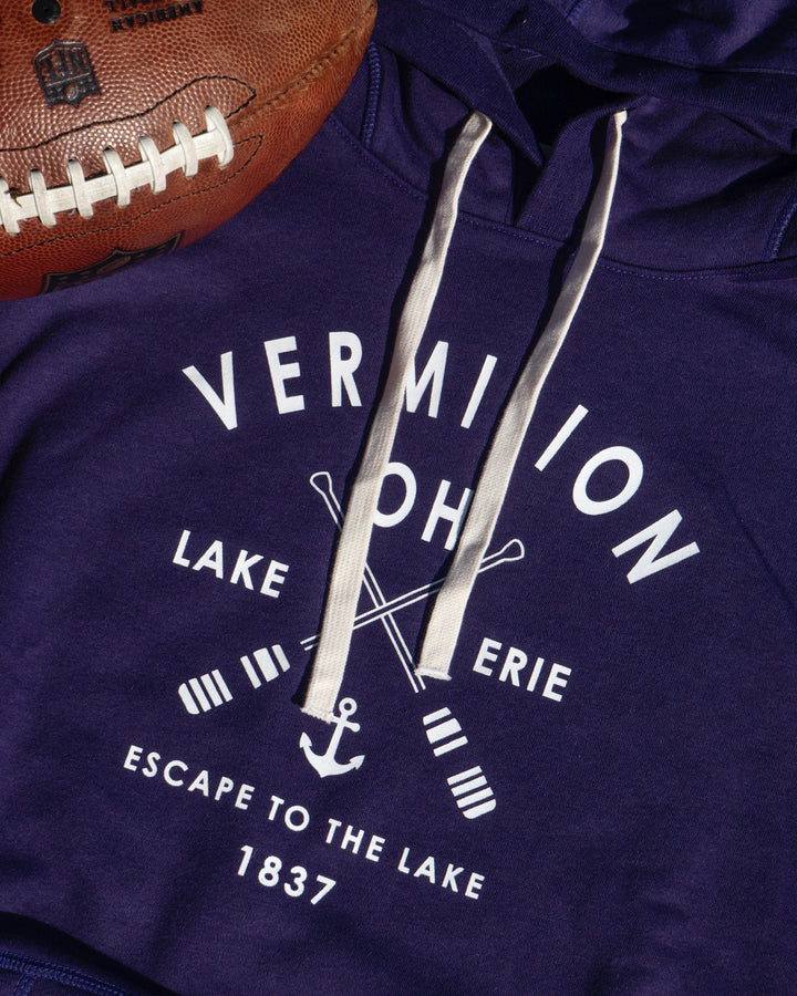Unisex Vermilion Oar Hoodie - Purple