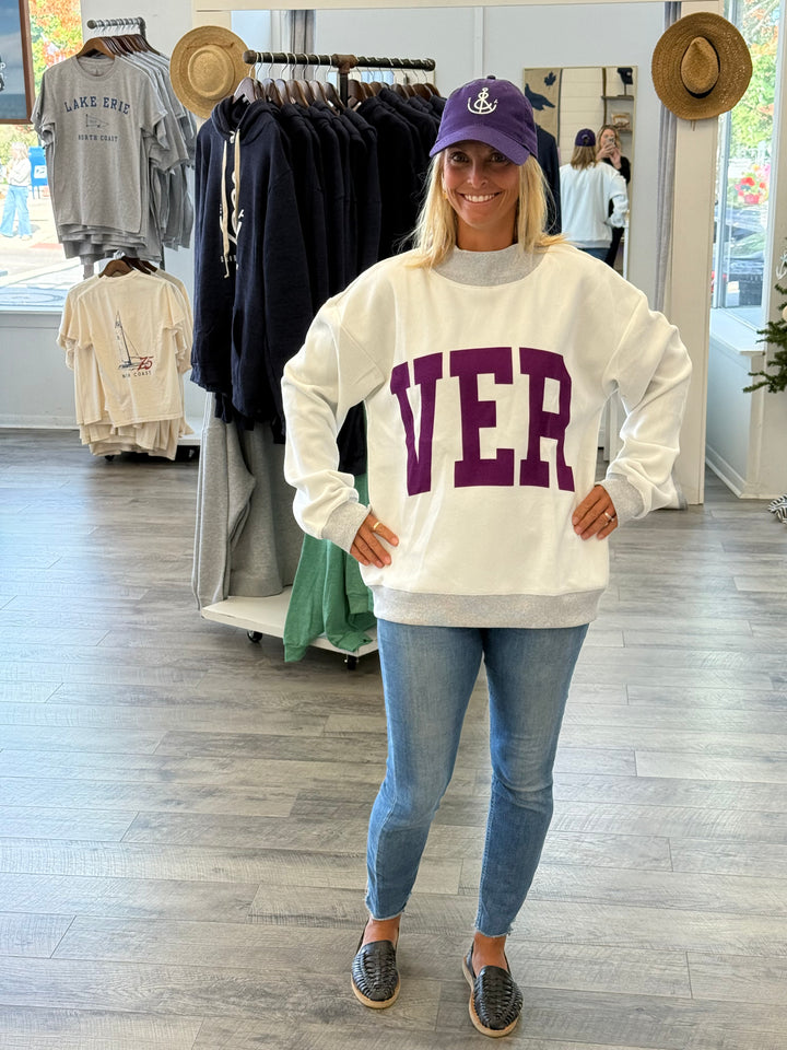 Reversible VER/Sailors Mock Neck Crew - Erie and Anchor