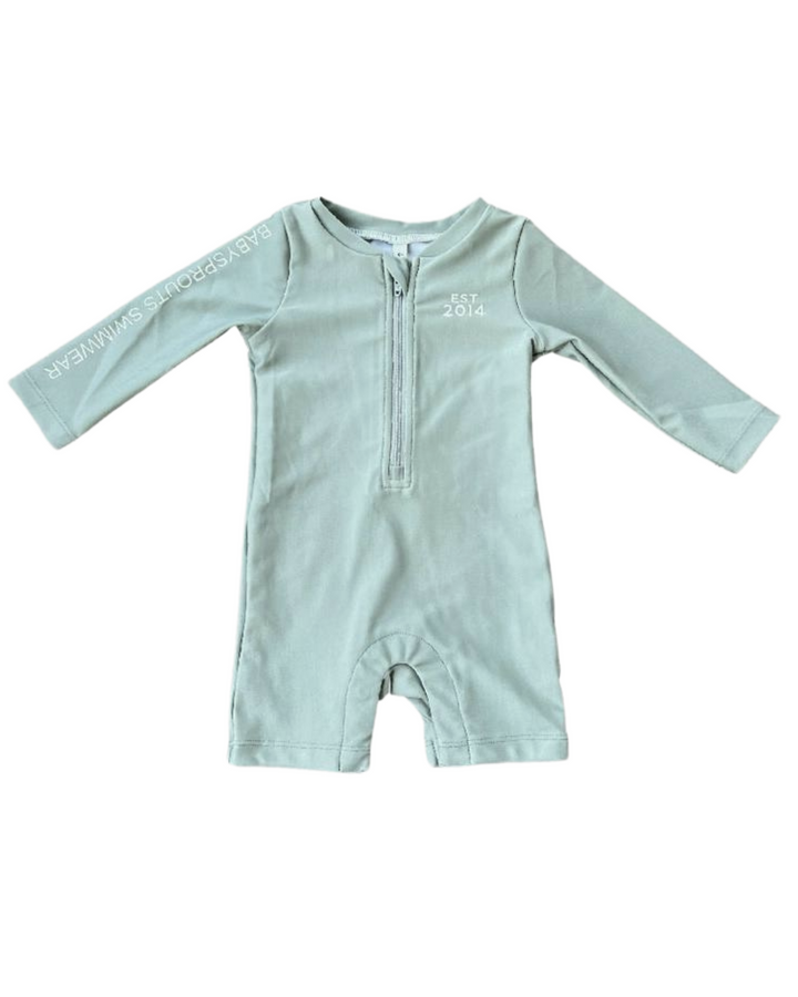 Infant One-Piece Rashguard- Sage