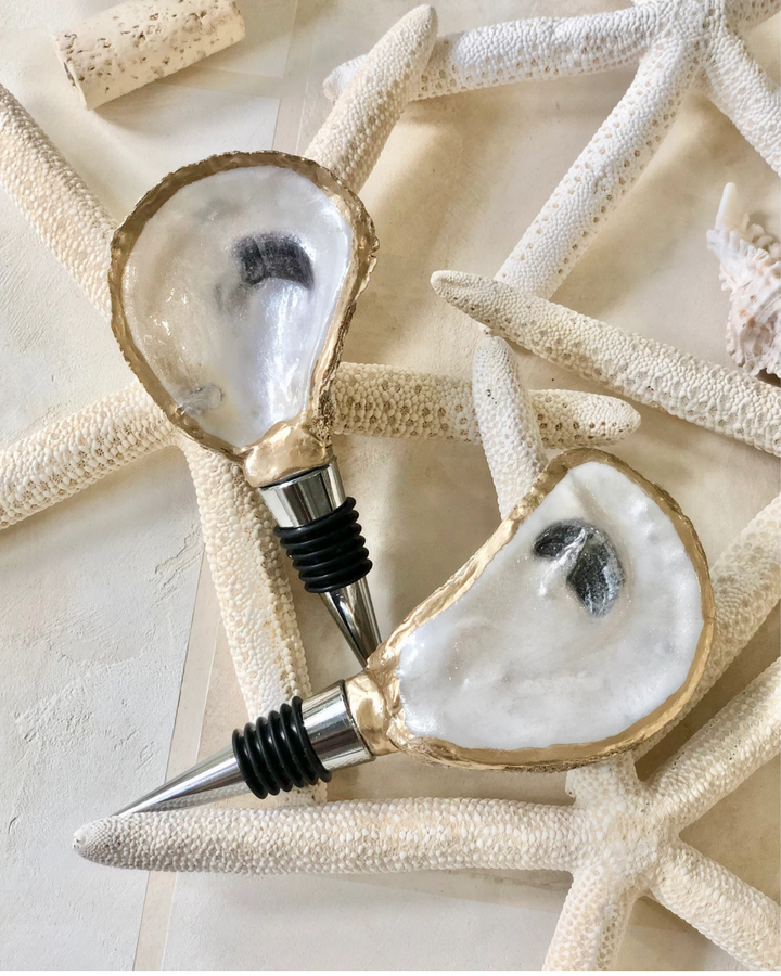 Coastal Oyster Bottle Stopper