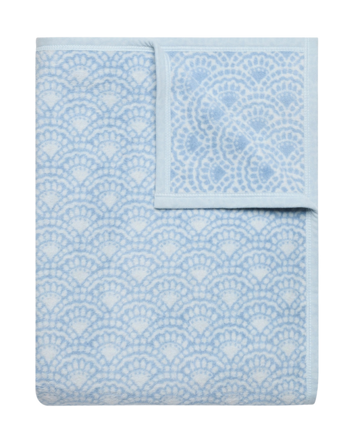 ChappyWrap Blanket- Seaside Scallops Fog