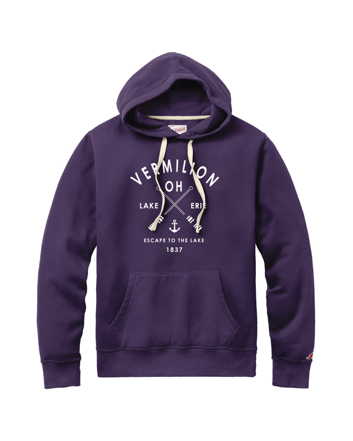 Unisex Vermilion Oar Hoodie - Purple
