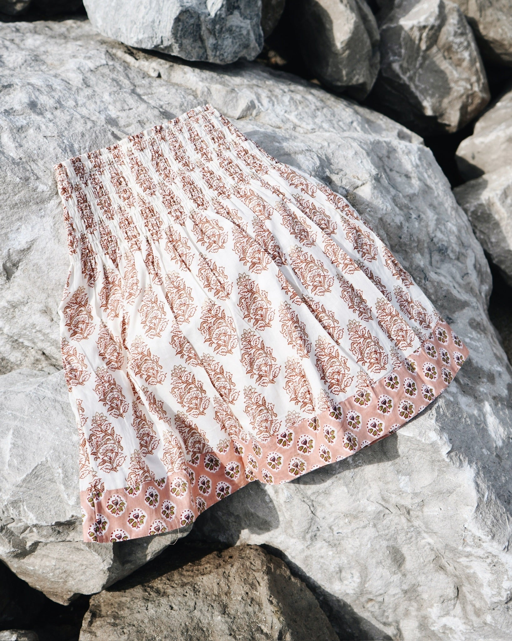 Marea Paloma Smocked Skirt