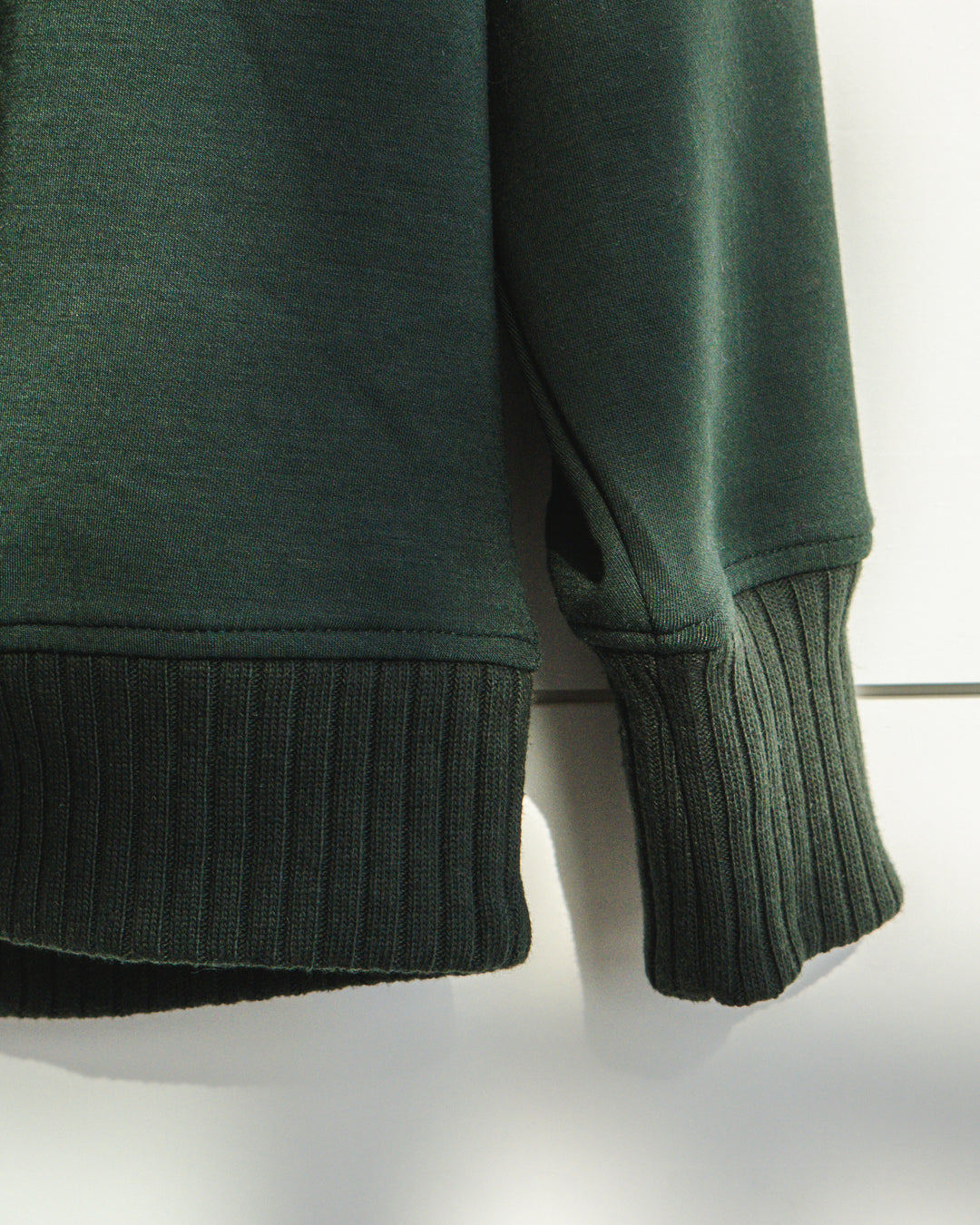 Women’s Anchor Ribbed Mockneck - Hunter Green - Erie and Anchor