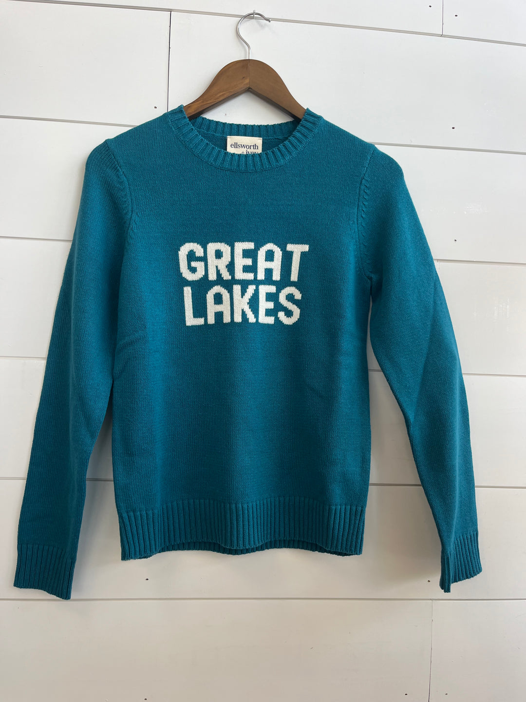 Women's Great Lakes Sweater- Deep Teal