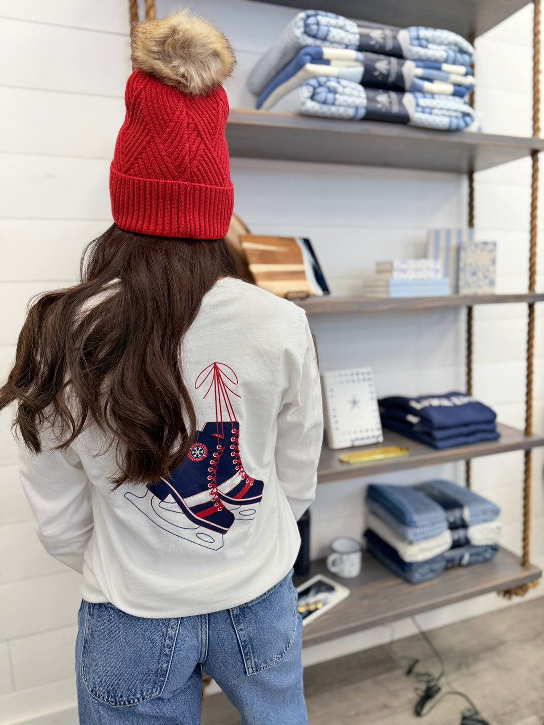 FINAL SALE Winter Games Skating Long Sleeve - Erie and Anchor