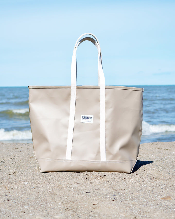 Steeletex Medium Beach Tote- Tan