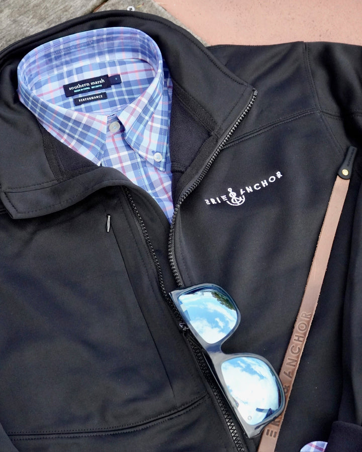 FINAL SALE Plaid Dress Shirt- Light Blue