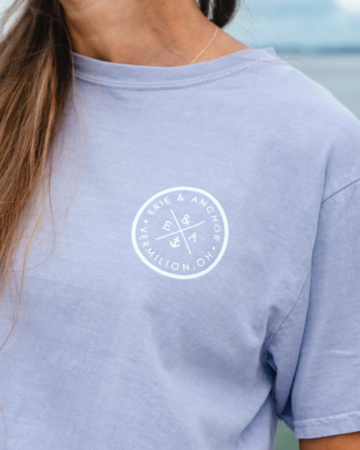 Unisex Signature Anchor Short Sleeve Tee- Thistle - Erie and Anchor