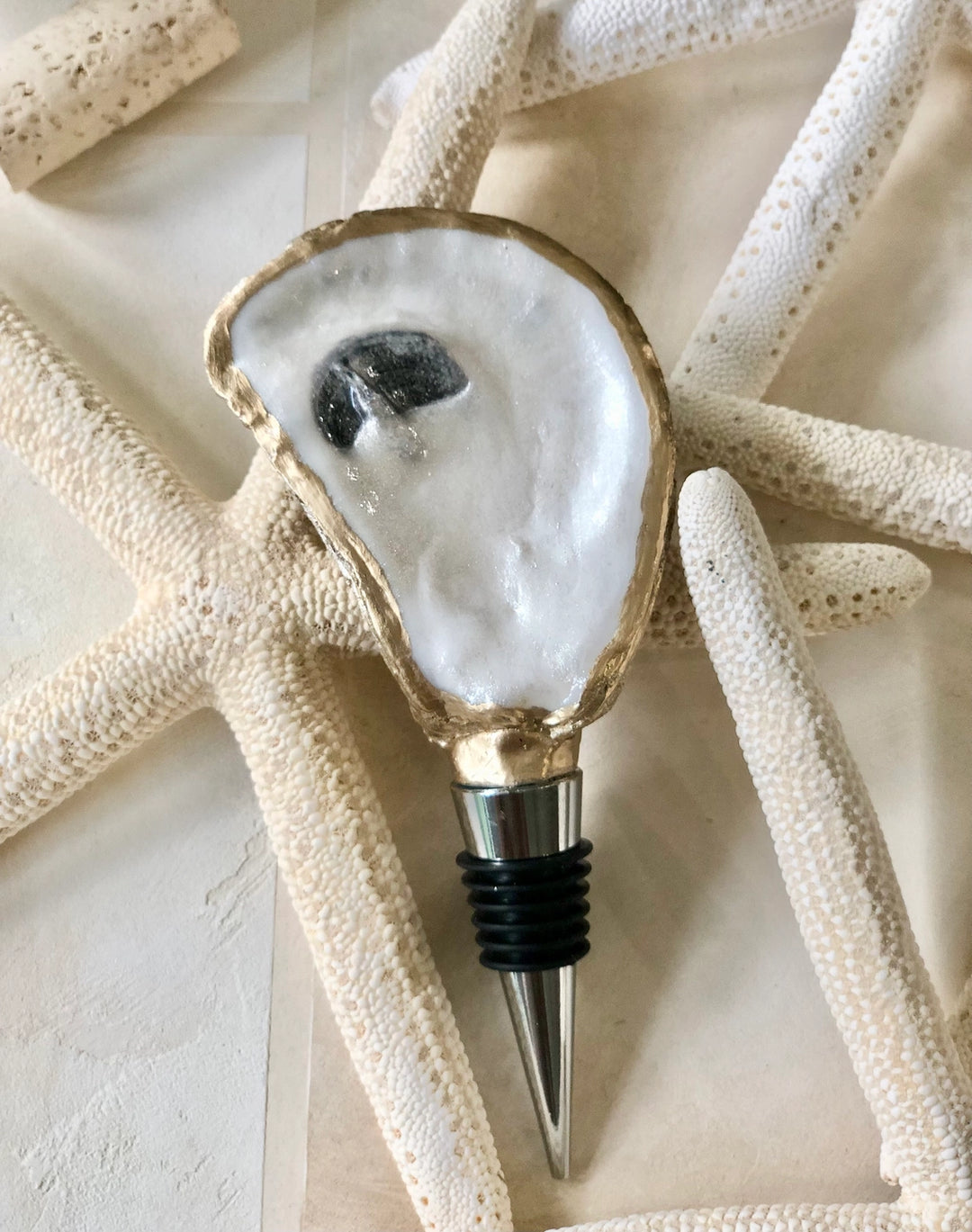 Coastal Oyster Bottle Stopper