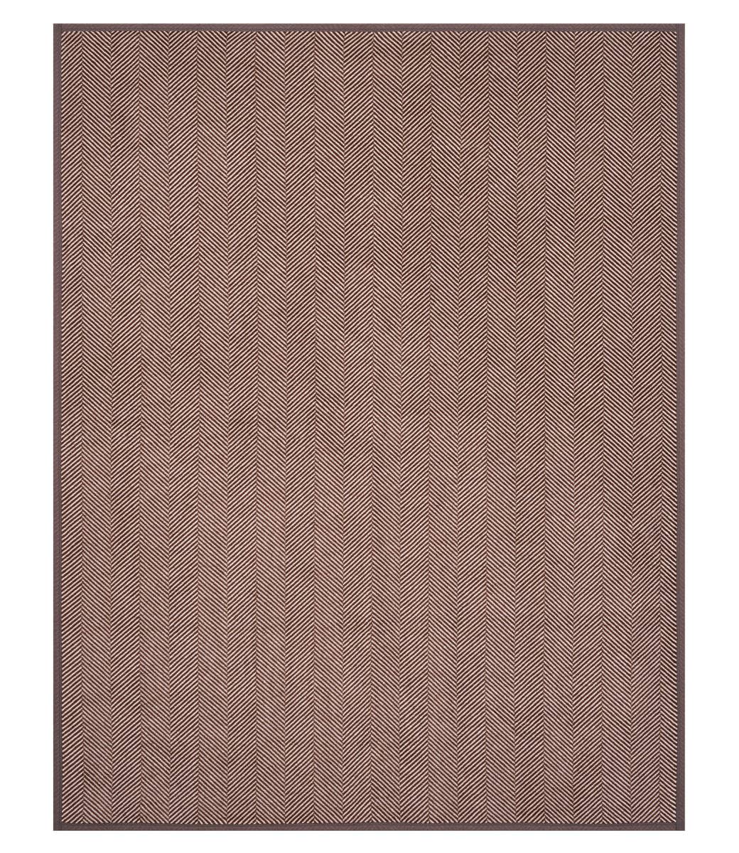 Harborview Herringbone Chocolate Blanket: Original