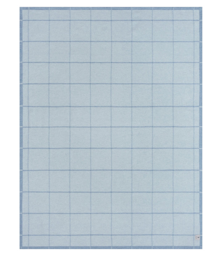 ChappyWrap Lightweight Blanket- Windowpane Cornflower