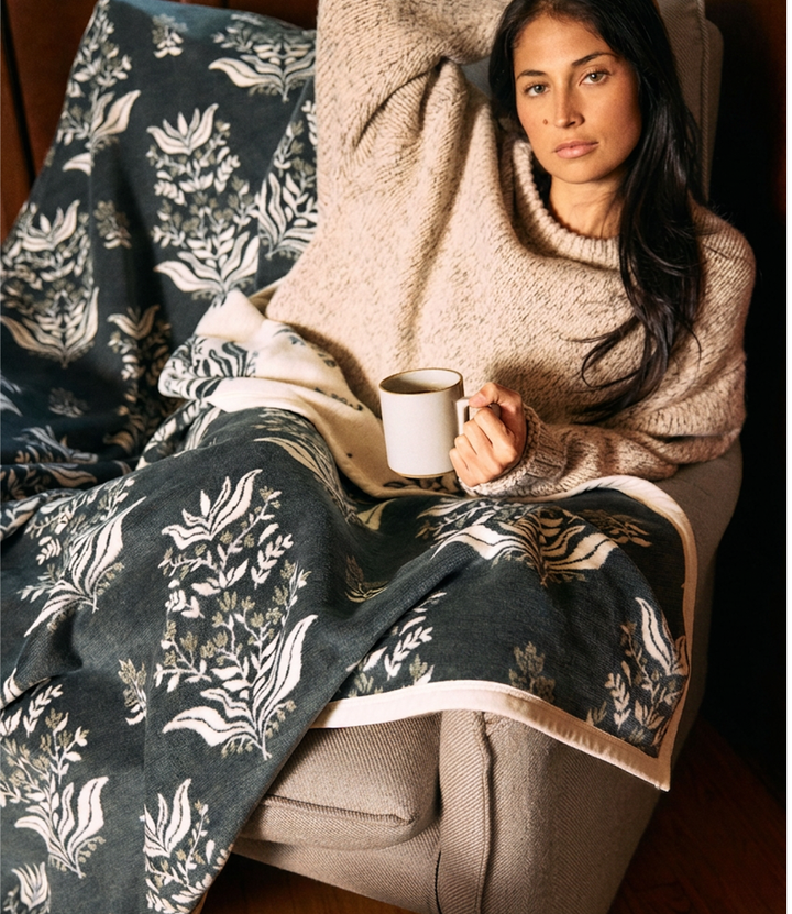 Chappywrap Florence Blockprint Blanket: Original