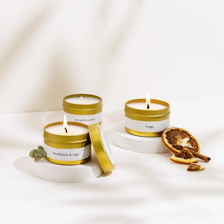 Candlefolk Gold Travel Candle 4oz