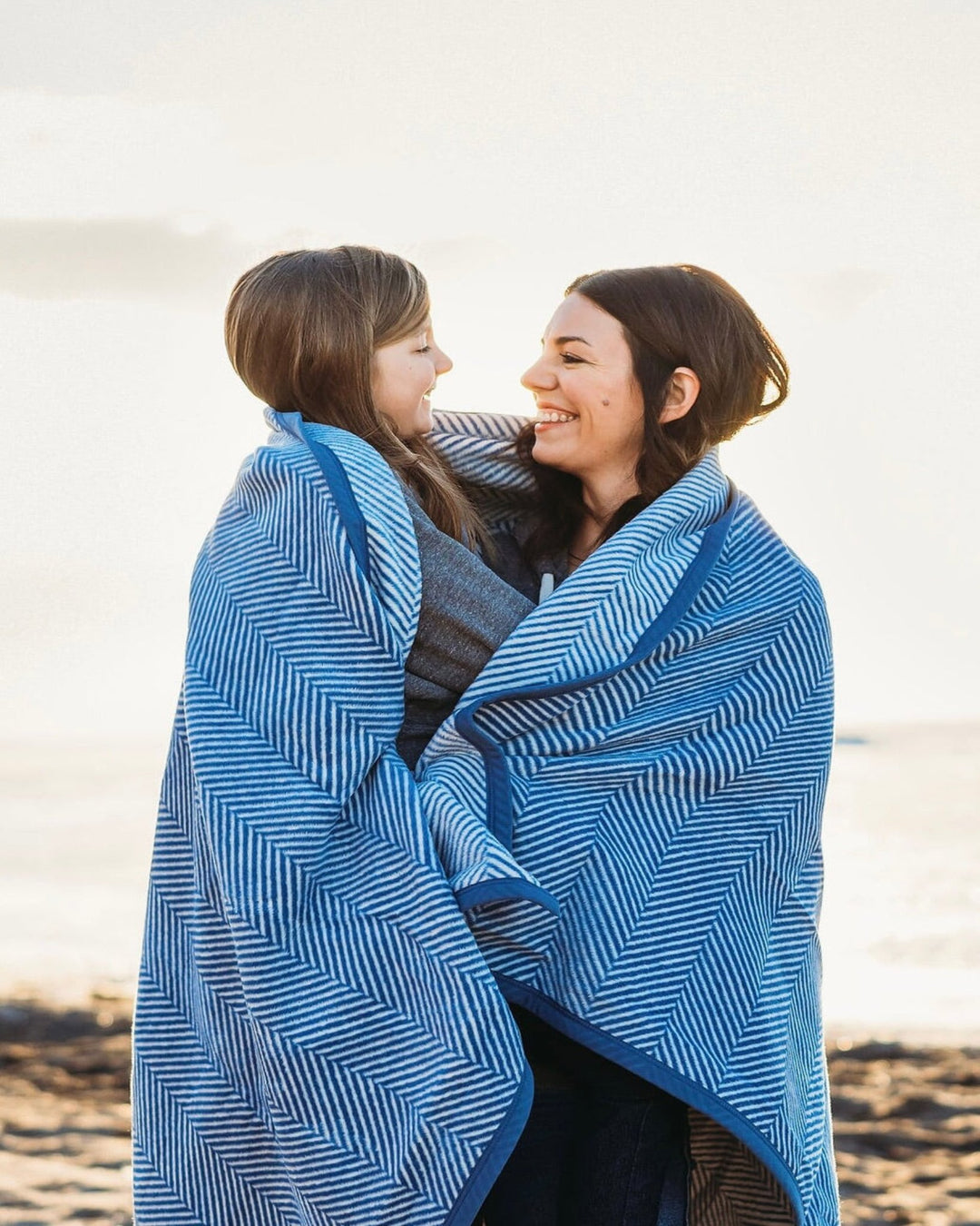 ChappyWrap Blanket- Harborview Herringbone Navy