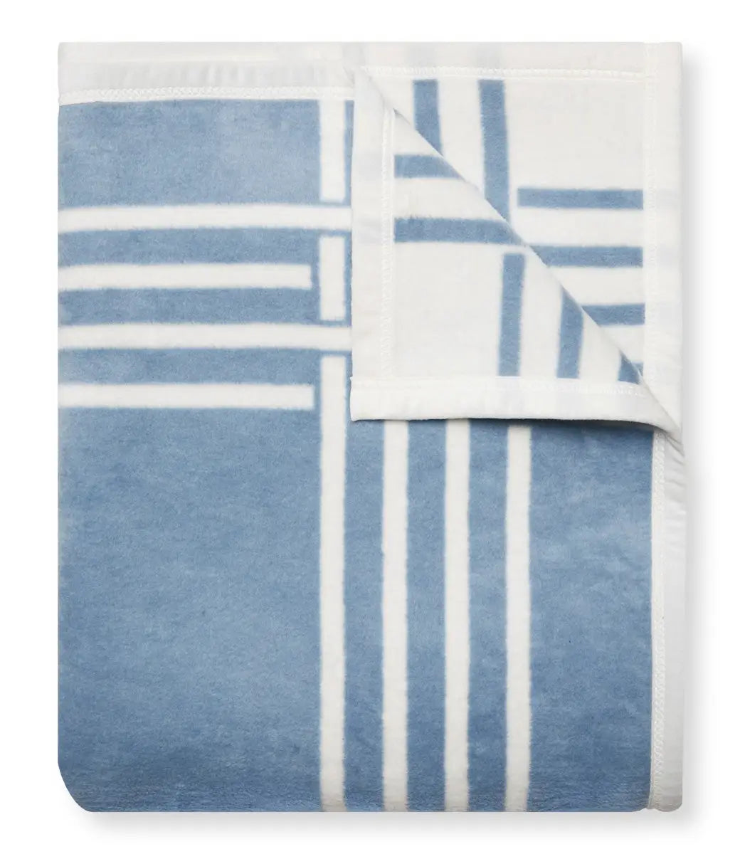 ChappyWrap Blanket- Basketweave Blue