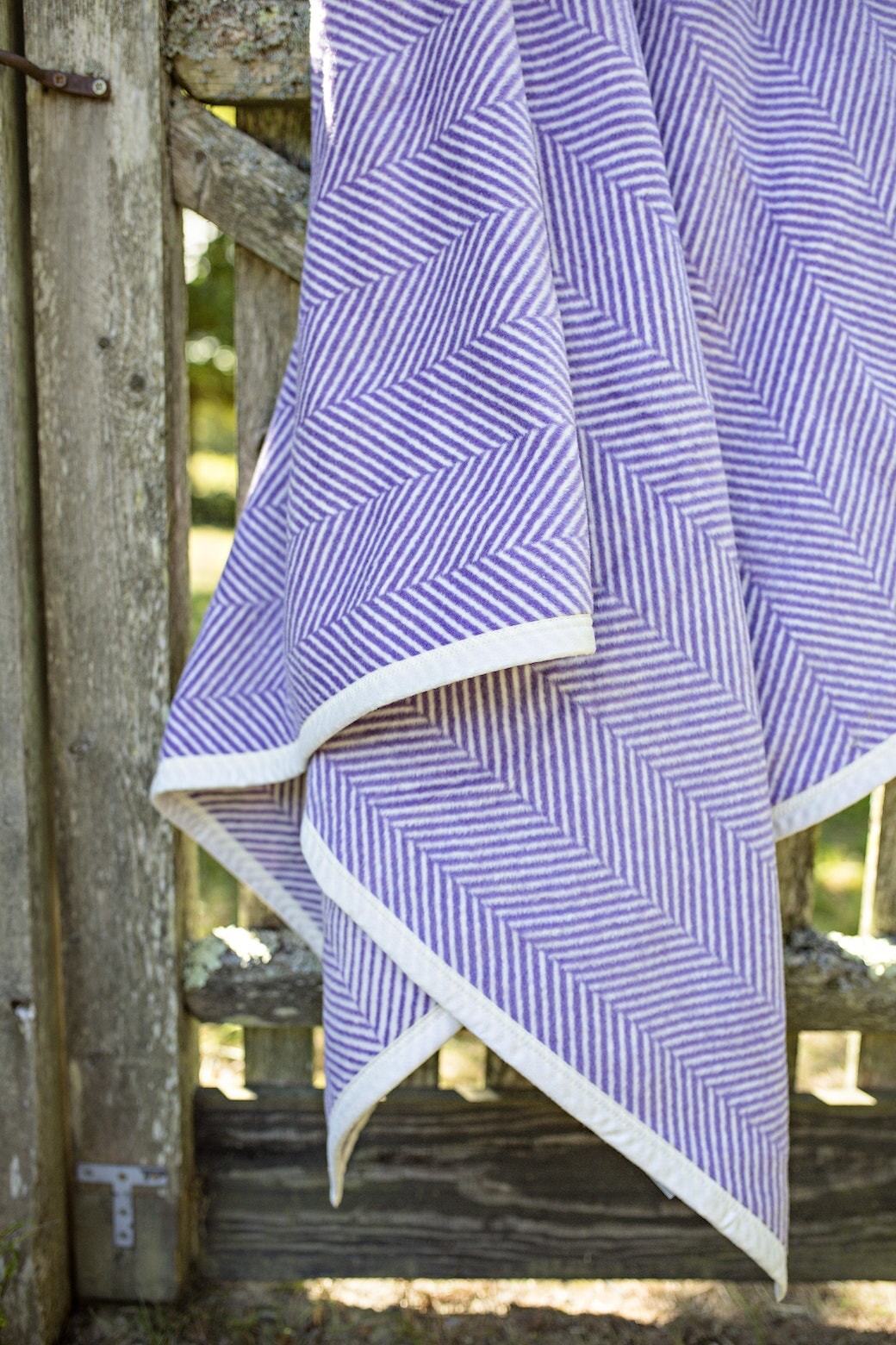 ChappyWrap Blanket- Harborview Herringbone Light Purple