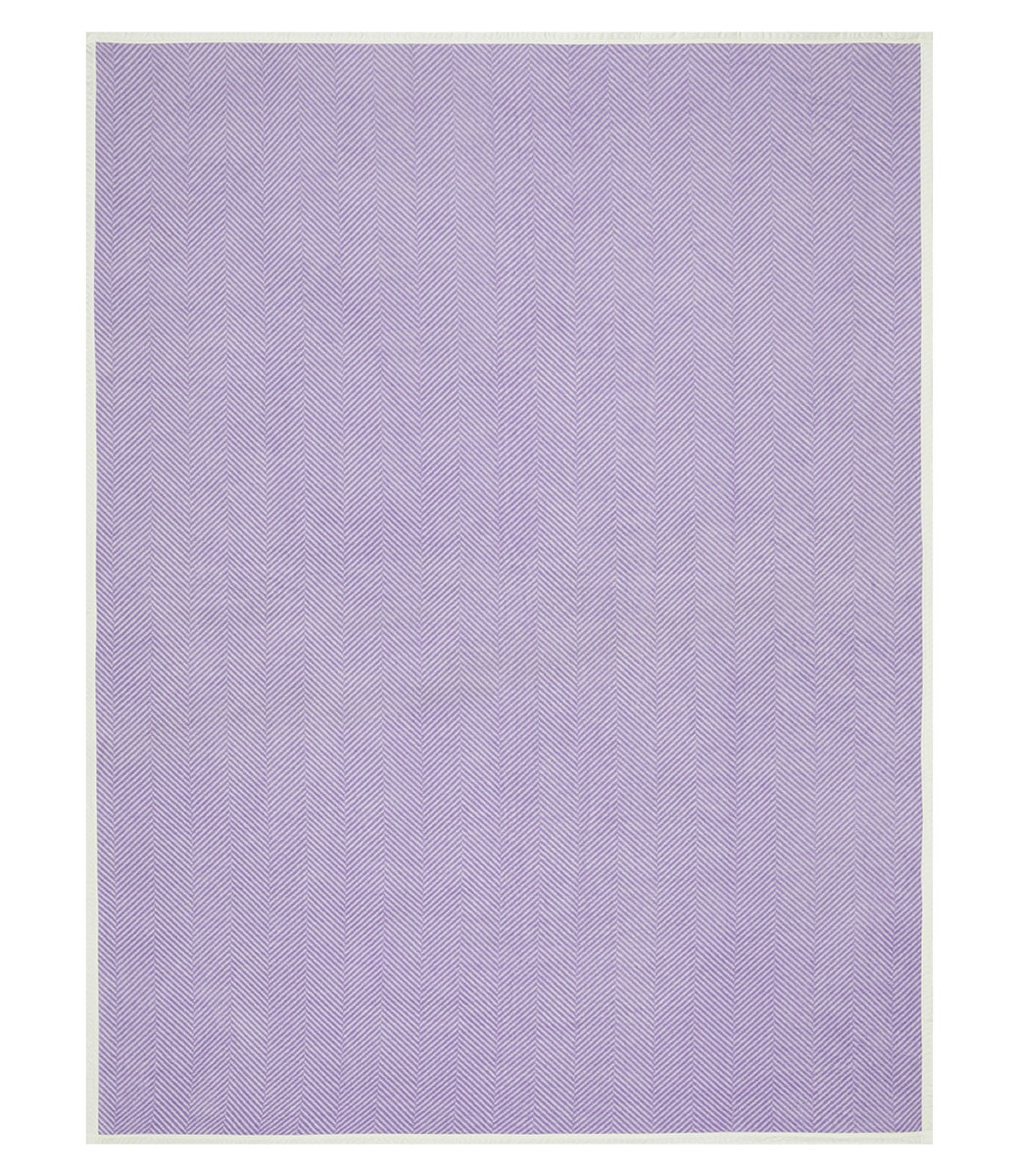 ChappyWrap Blanket- Harborview Herringbone Light Purple