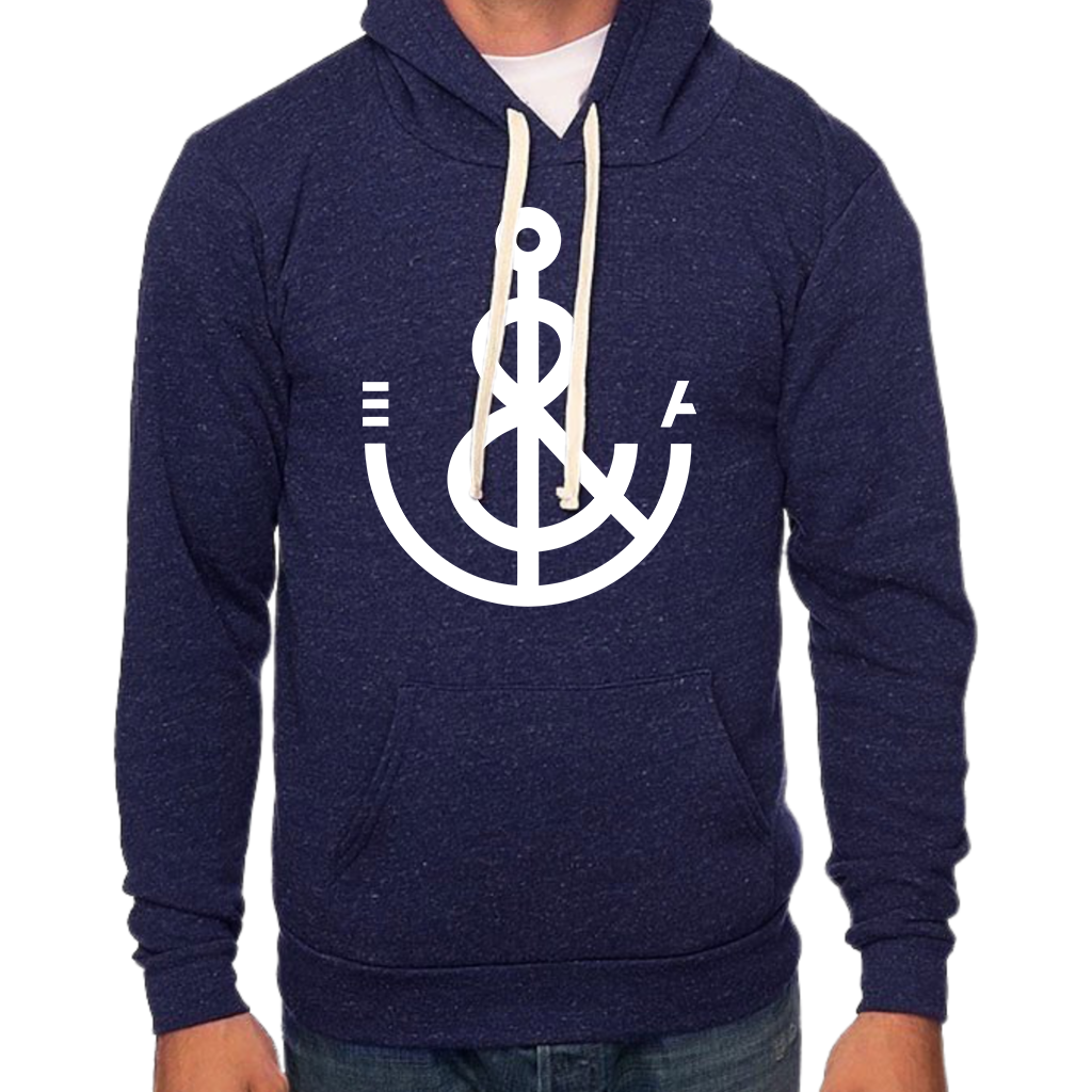 Anchor Hoodie-Navy