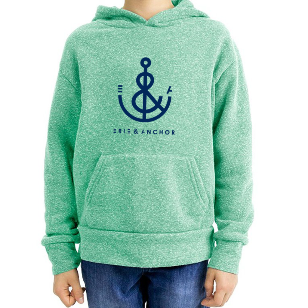 Youth Anchor Hoodie-Kelly Green