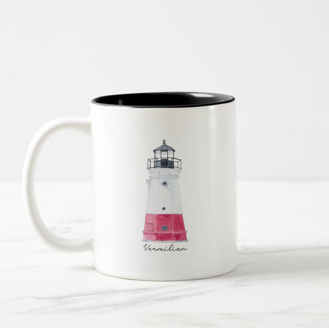 Vermilion Lighthouse Coffee Mug