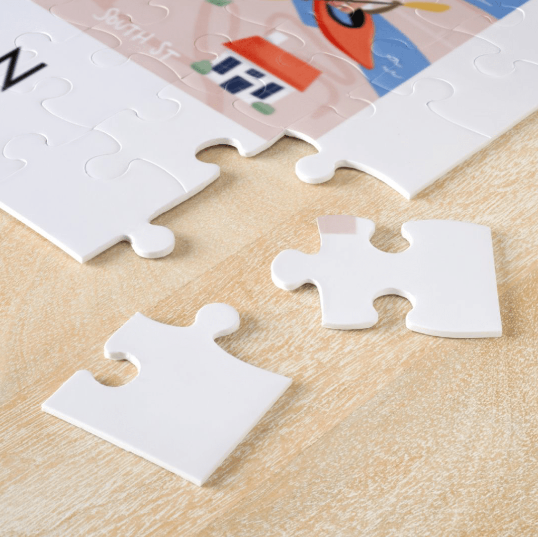Vermilion Map Puzzle-252 pieces