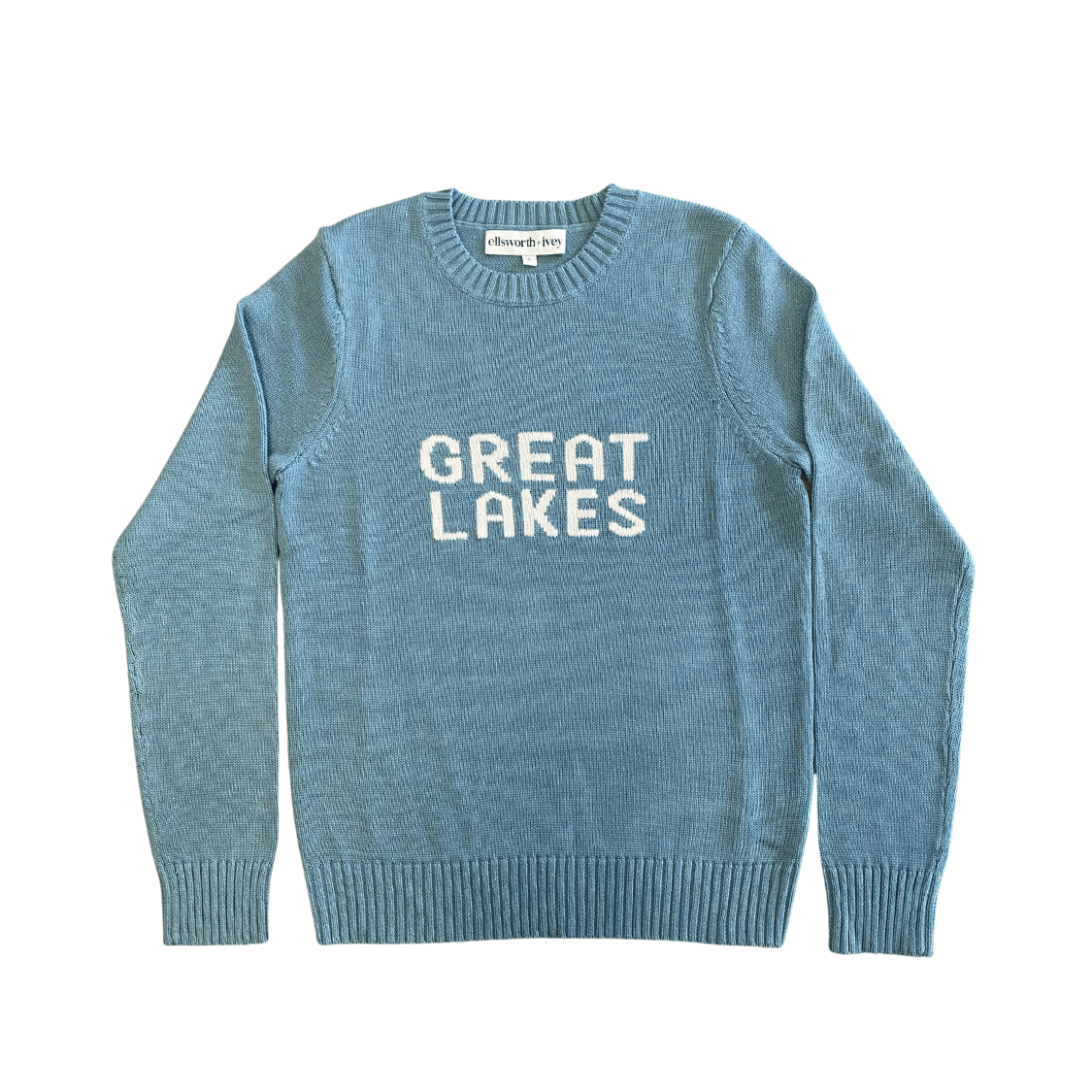 Women's Knit Great Lakes Sweater- Denim