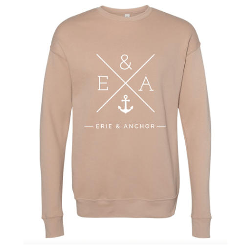 Unisex Crosswinds Crew- Tan