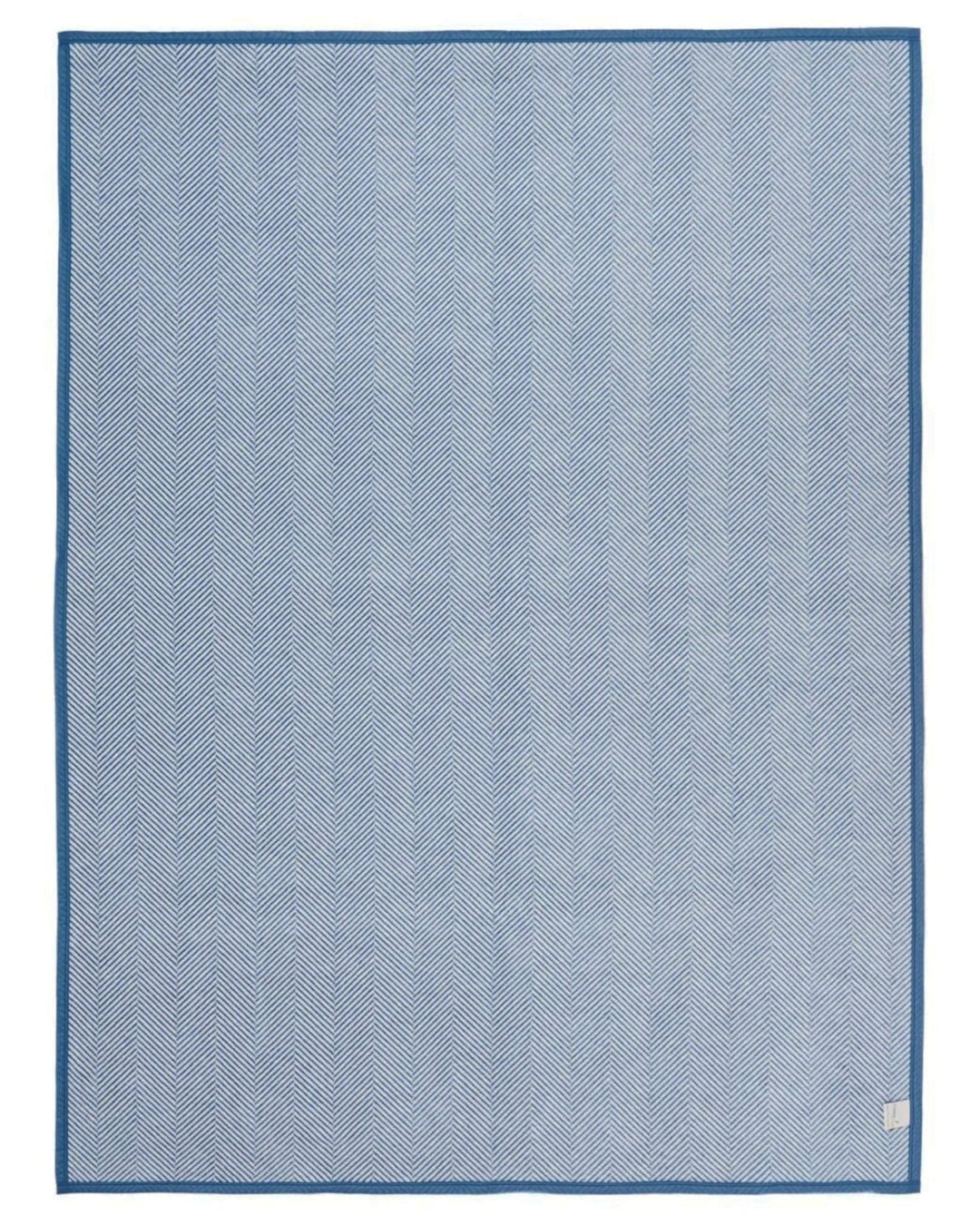 ChappyWrap Blanket- Harborview Herringbone Light Blue - Erie and Anchor