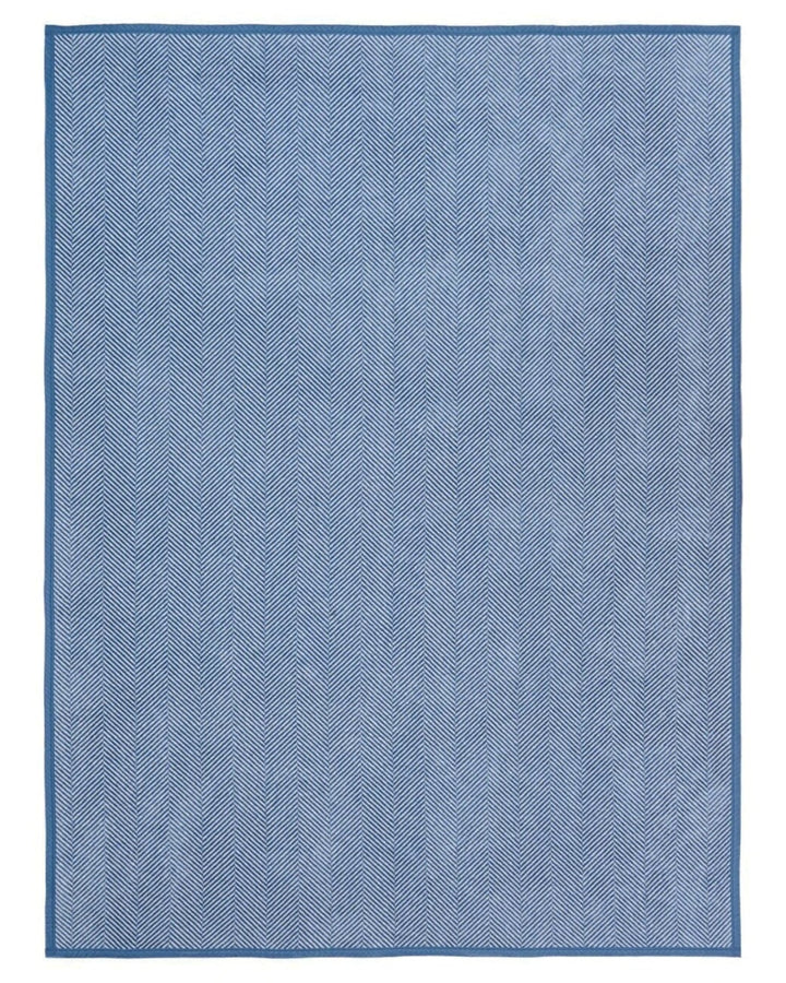 ChappyWrap Blanket- Harborview Herringbone Light Blue - Erie and Anchor